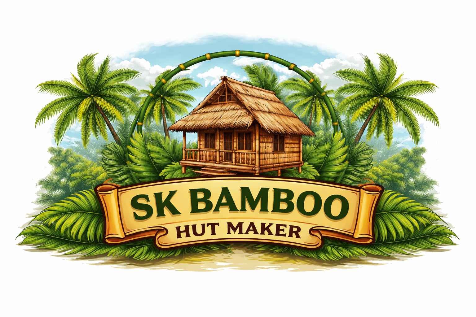 SK Bamboo Hut Maker