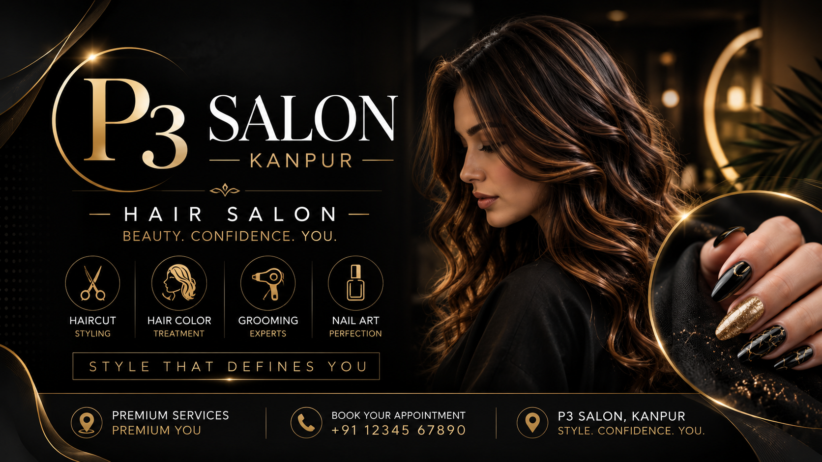 P3 Salon Kanpur | Hair Salon