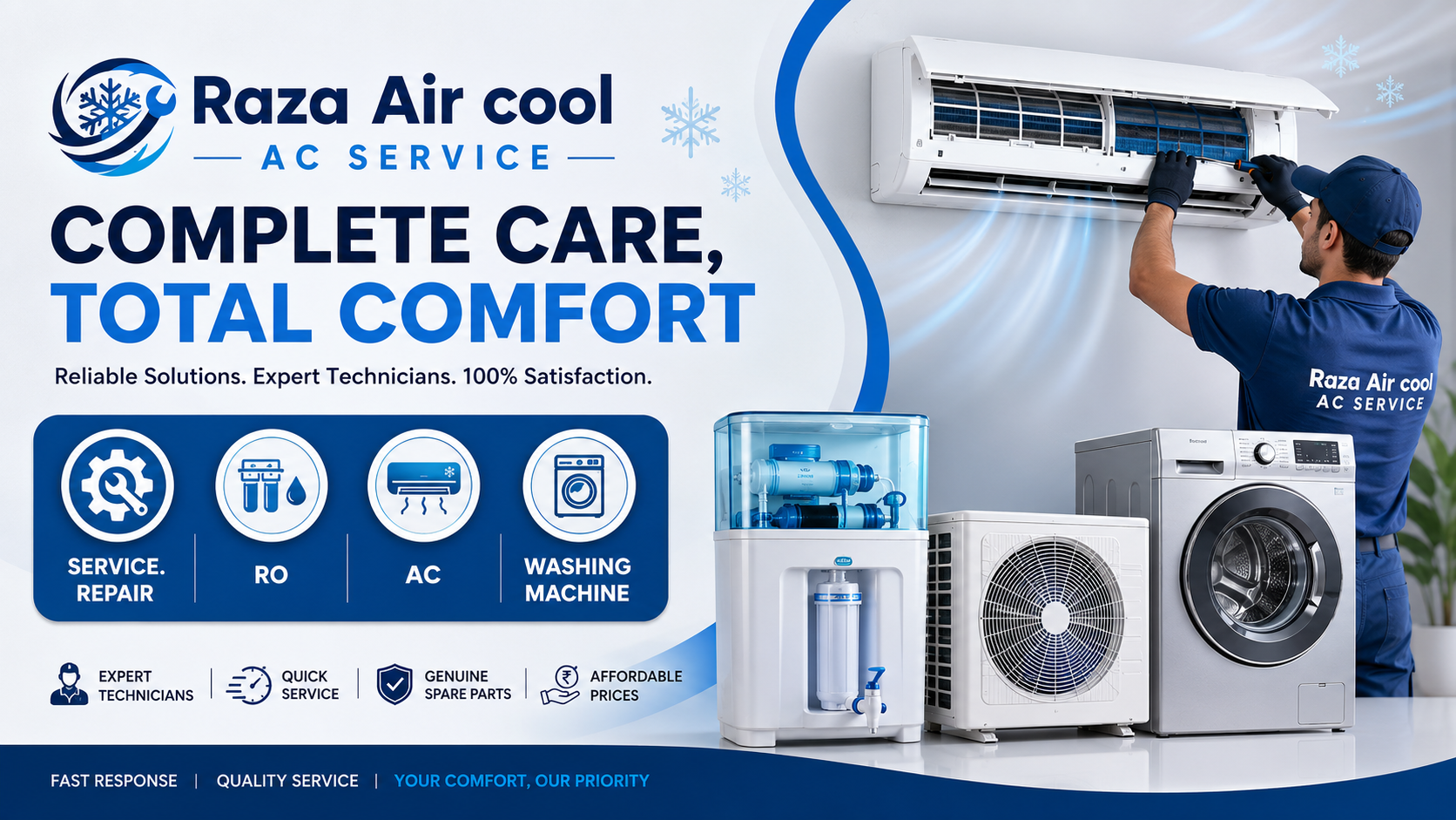 Raza Air cool AC service